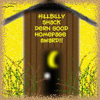 HillBilly Shack Award